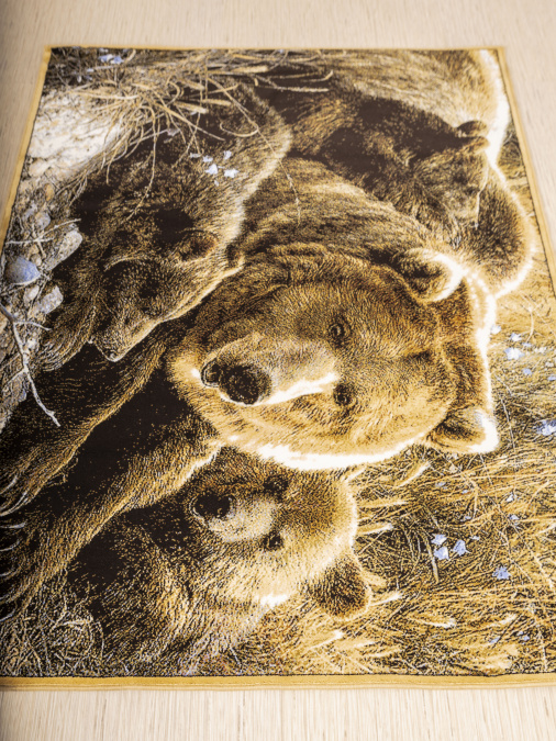 Ковер Hunnu  сувенирный new 6S235 28 медведи