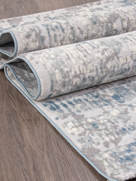 Ковер Valentino V128A D.GREY SHRINK / L.BLUE HEATSET