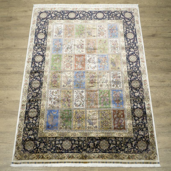 Ковер Qum 2017N CREAM / NAVY