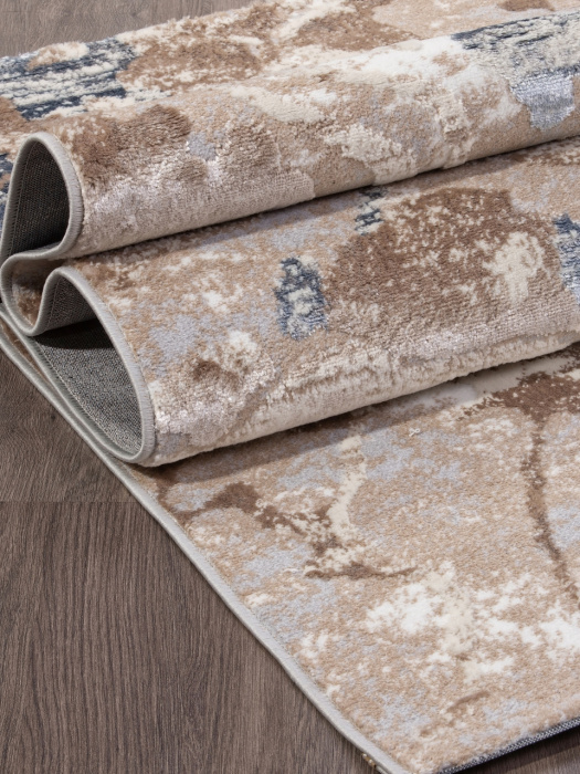 Ковер PERU D070B CREAM SHIRINK / BLUE FDY