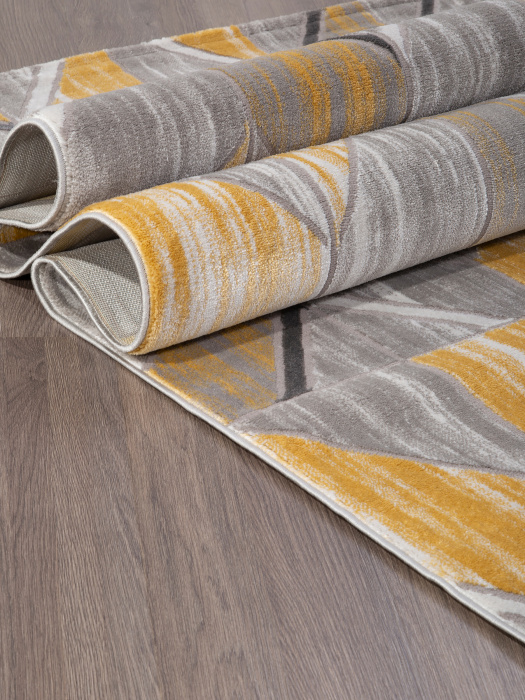 Ковер TEMPO 0131QA YELLOW / L.GREY