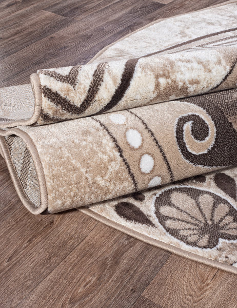 Ковер VALENCIA DELUXE d300 CREAM-BROWN