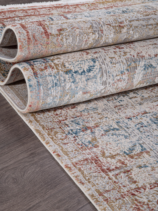 Ковер CABINET Y5076E GREY / YELLOW