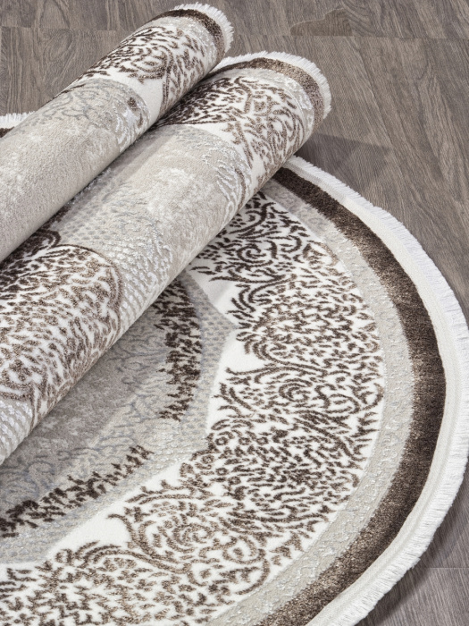 Ковер ALFANI Q009A BROWN FDY/CREAM SHRINK