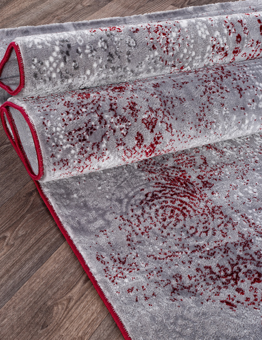 Ковер SATINE S106B KOYU GREY COKEN / RED