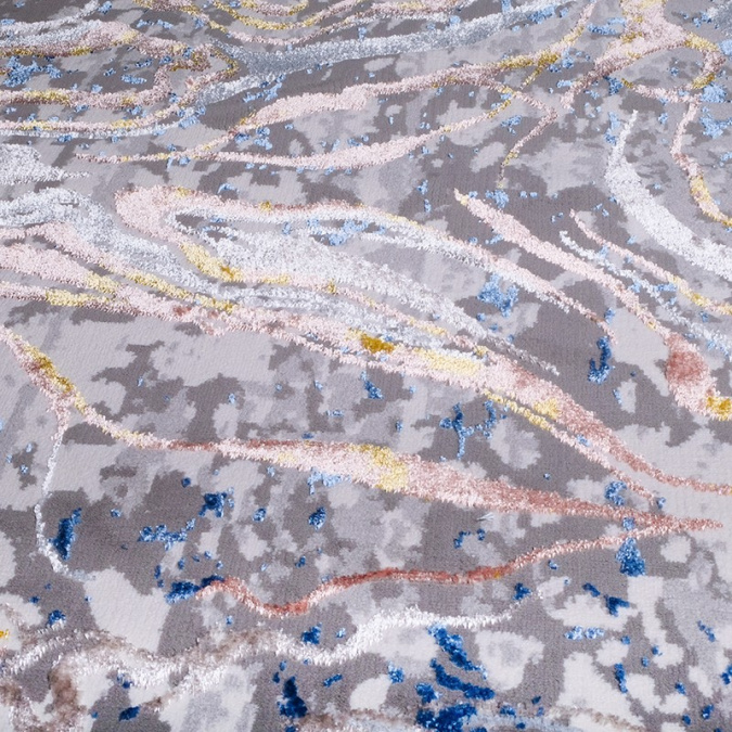 Ковер Color K023B P_BEIGE / P_D_BLUE