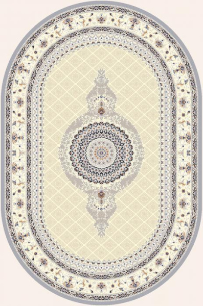 Ковер Amira Овал 4836A L.Grey-L.Grey