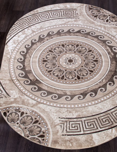 Ковер VALENCIA DELUXE d300 CREAM-BROWN