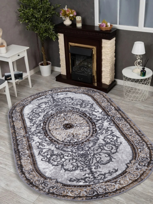 Ковер Монблан Овал e4622/b1o/mb