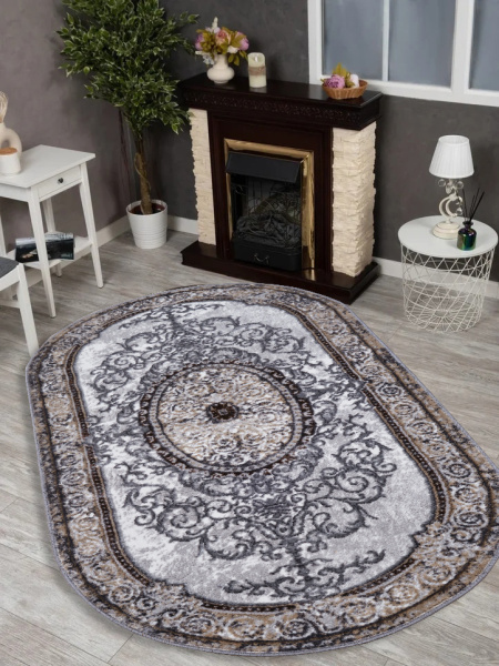 Ковер Монблан Овал e4622/b1o/mb