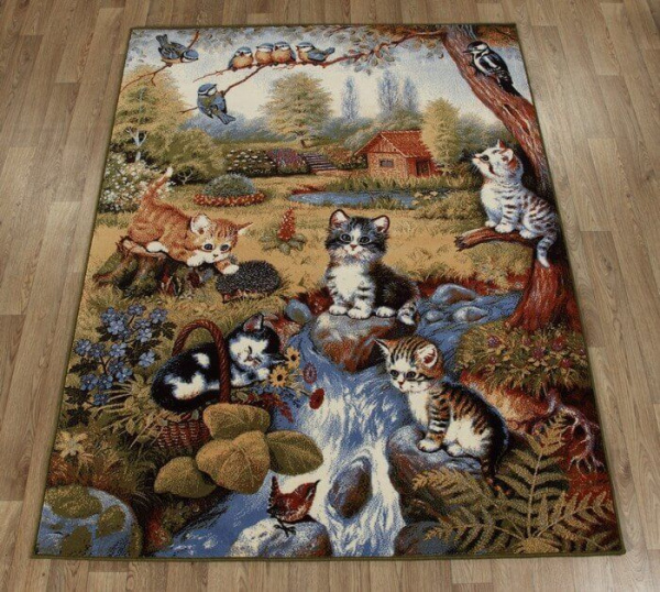 Ковер Hunnu  сувенирный new 6S860 82 котята