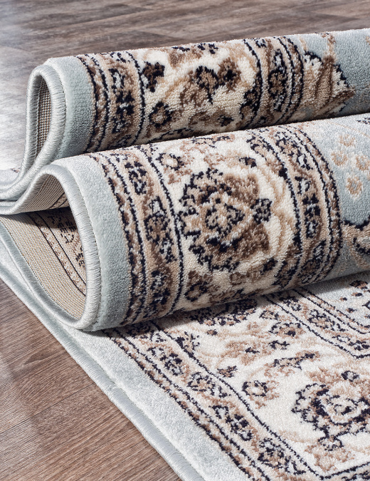 Ковер VALENCIA DELUXE d251 L.BLUE-BROWN