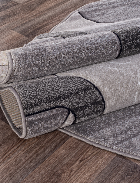 Ковер MEGA CARVING D465 LIGHT GRAY