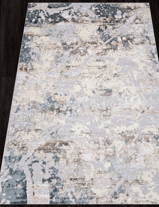 Ковер PERU C060A D.GREY SHIRINK / BLUE FDY