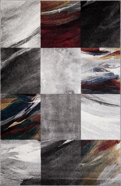 Ковер LONDON D819 gray-red