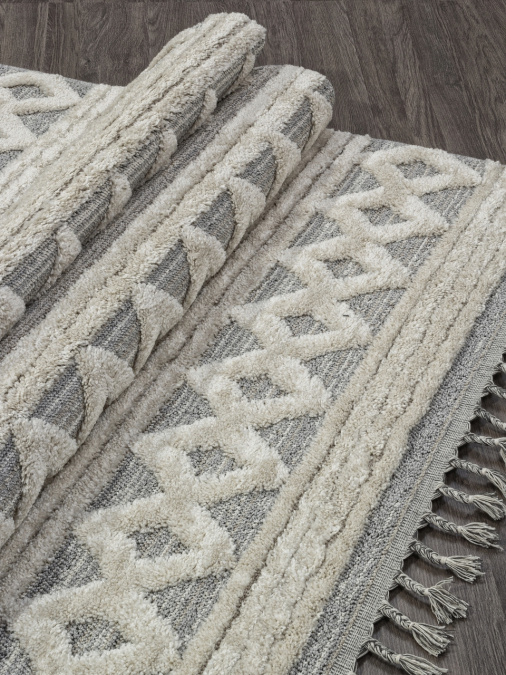 Ковер TUNIS 6608B WHITE / L.GRAY