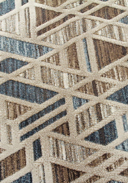 Ковер MATRIX D585 BEIGE-BLUE