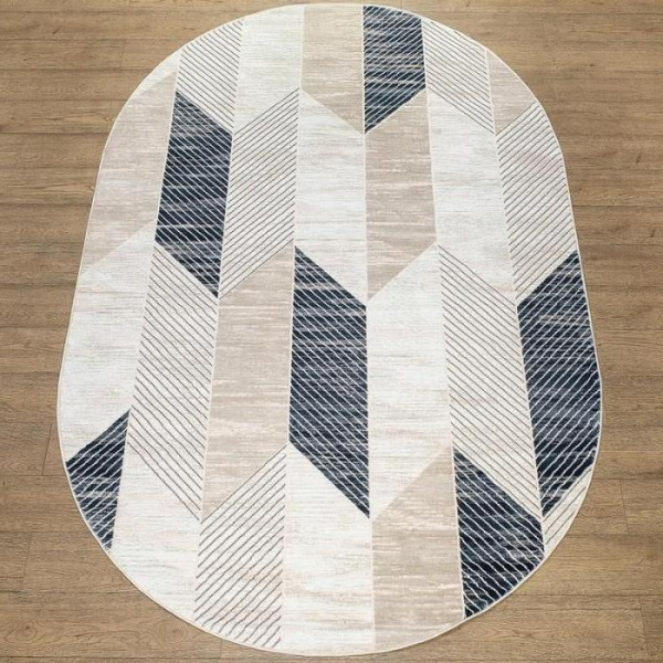 Ковер Alfa 05520A KREM / ANTRASIT