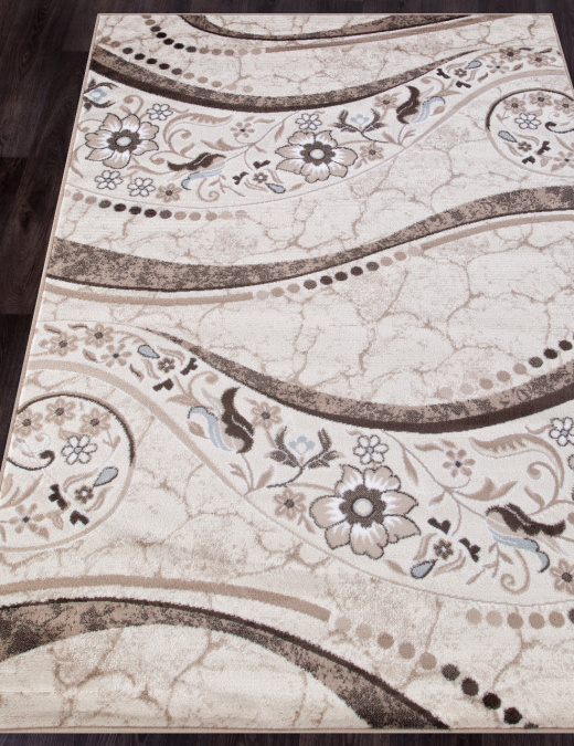 Ковер VALENCIA DELUXE d312 CREAM-BROWN