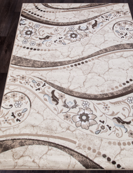 Ковер VALENCIA DELUXE d312 CREAM-BROWN
