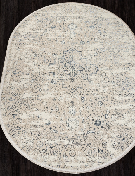 Ковер MIKONOS F584AH CREAM / D.BLUE