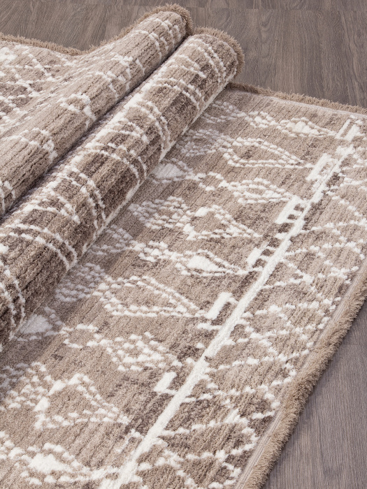 Ковер JOLI A932AC L.BEIGE / P.WHITE