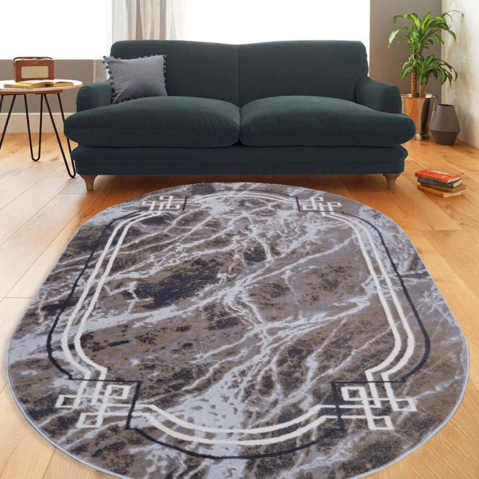 Ковер Аврора Овал e4158/b1o/ar