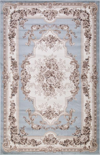 Ковер VALENCIA DELUXE 4015 L.BLUE-BROWN