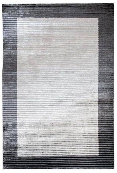 Ковер BORDER BANANA SILK LOOP&CUT HL 764 DK-GREY-SILVER