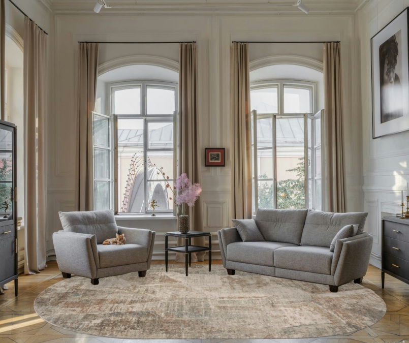 Ковер AFINA F428AB BEIGE / PUDRA