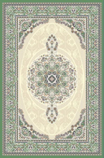 Ковер Amira 4923A D.Blue-L.Grey (зелёный)