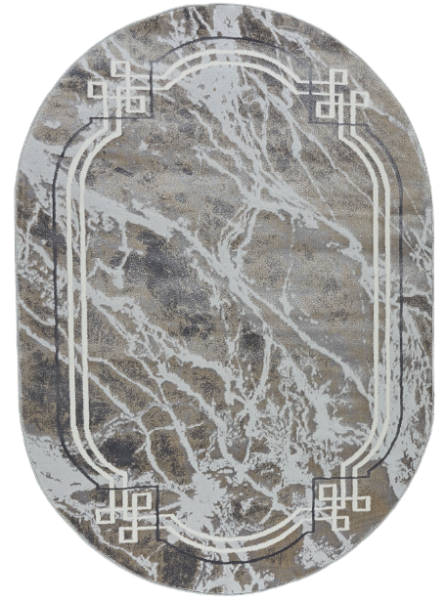 Ковер Аврора Овал e4158/b1o/ar