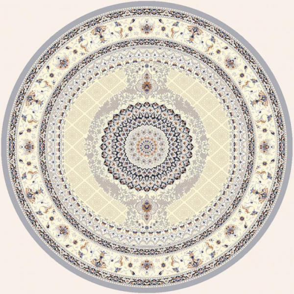 Ковер Amira Круг 4836A L.Grey-L.Grey