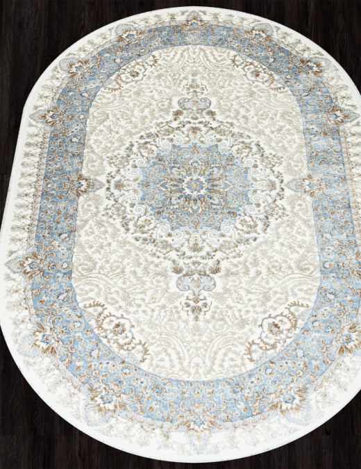 Ковер SAHARA 06066A L.BLUE FDY / CREAM HB