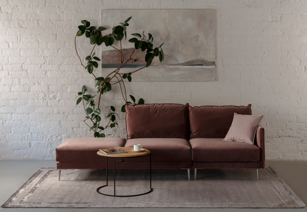 Ковер Frame steel Grey