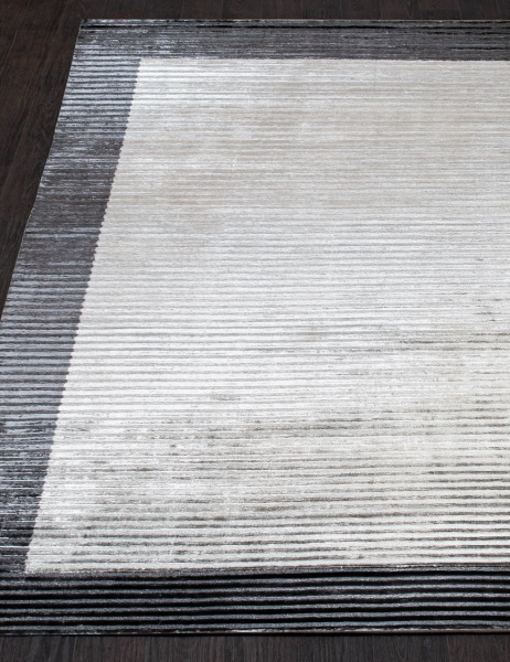 Ковер BORDER BANANA SILK LOOP&CUT HL 764 DK-GREY-SILVER