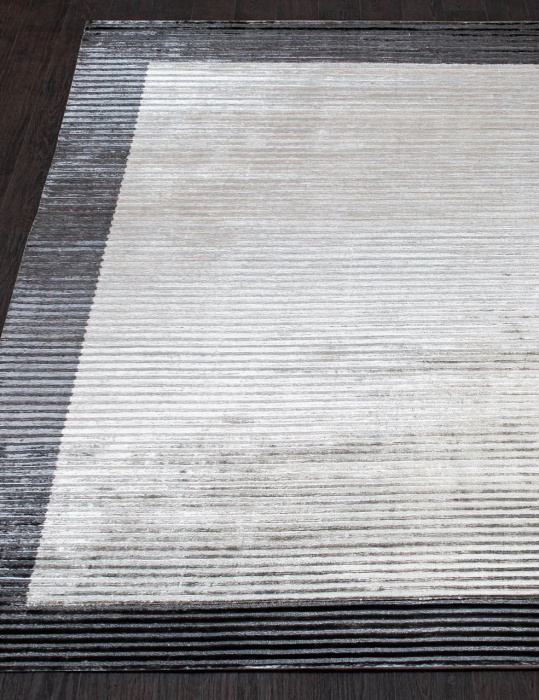 Ковер BORDER BANANA SILK LOOP&CUT HL 764 DK-GREY-SILVER