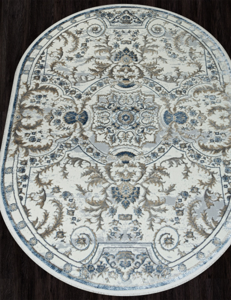 Ковер SAHARA 00765A D.BLUE FDY / CREAM HB