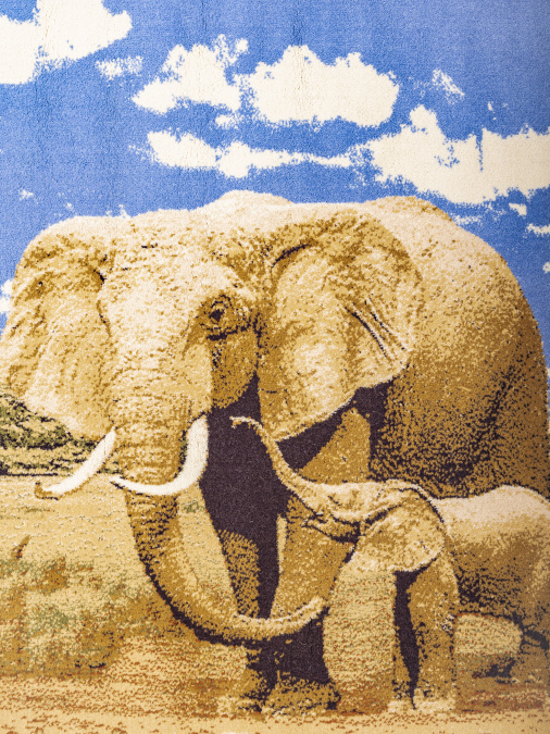 Ковер Hunnu  сувенирный 6S1028 82 слоны