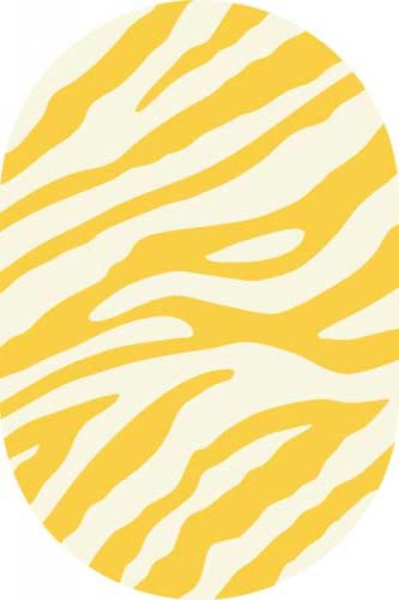 Ковер SUNRISE d130 YELLOW-CREAM