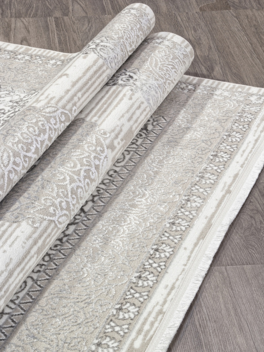Ковер ALFANI Q012A GREY FDY / CREAM SHRINK