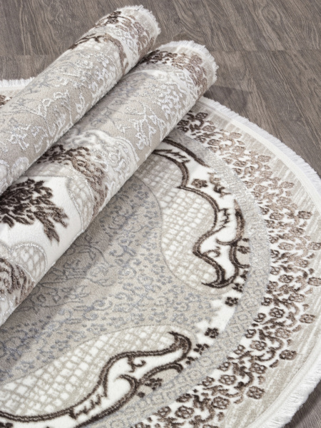 Ковер ALFANI Q010A BROWN FDY/CREAM SHRINK