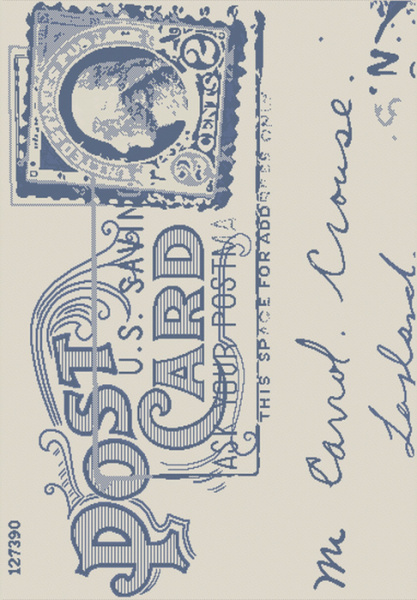 Ковер Cottage 4527 9A01 wool blue