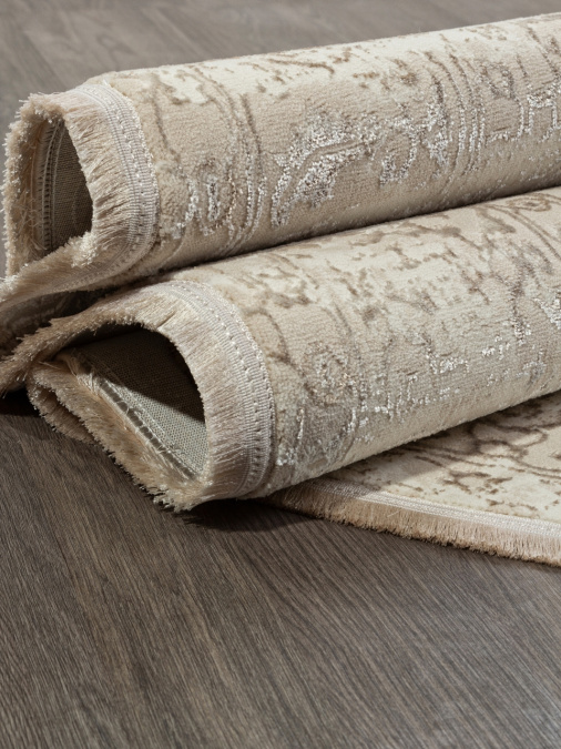 Ковер MIKONOS F584AC CREAM / KAHVE