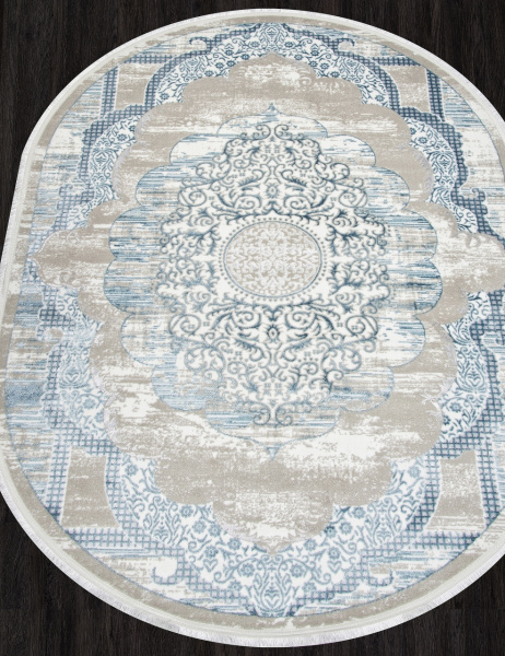 Ковер ALFANI Q018A BLUE FDY / CREAM SHRINK