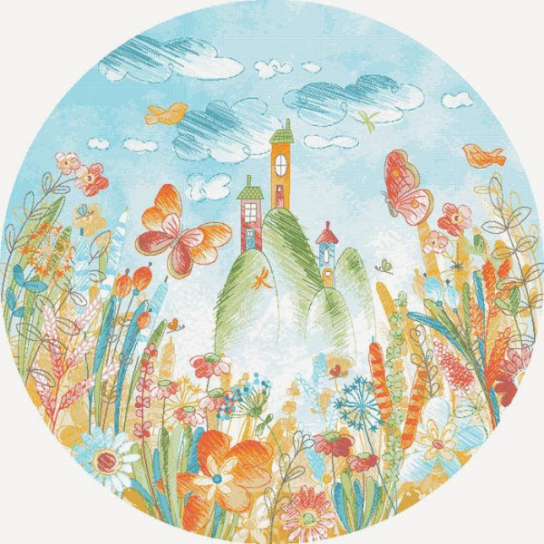 Ковер Prisma Osta Круг 473182 990