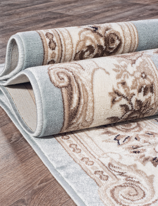 Ковер VALENCIA DELUXE 4015 L.BLUE-BROWN