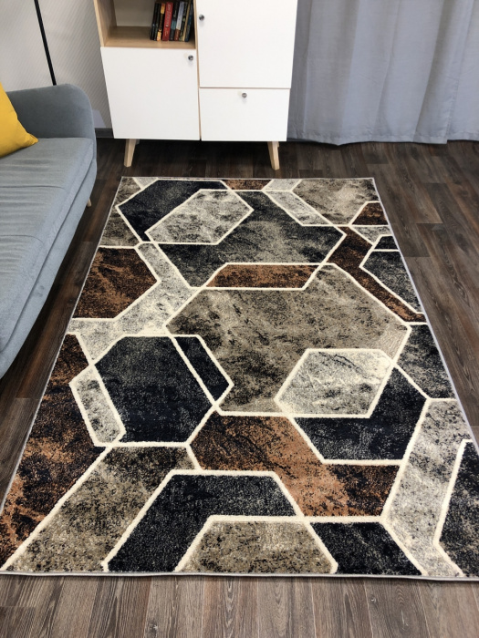 Ковер BOSTON D753 BEIGE-GRAY