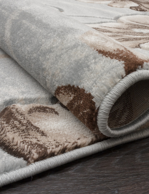 Ковер MEGA CARVING 1059 L.BLUE-BROWN