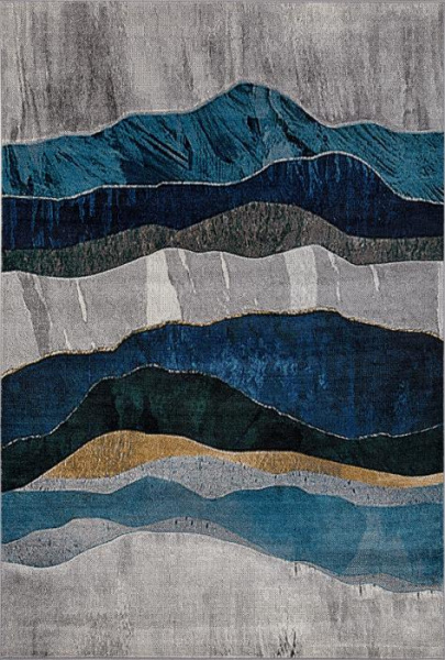 Ковер LONDON D826 GRAY-BLUE